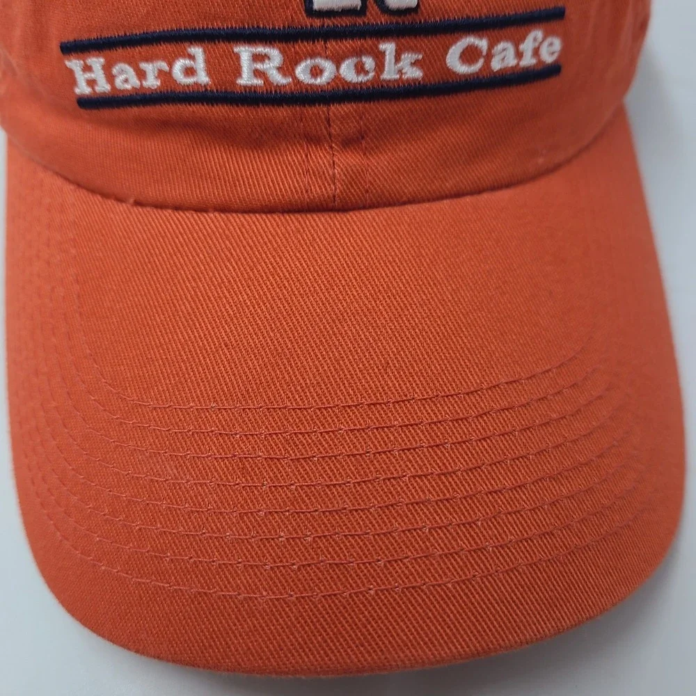 Hard Rock Cafe Hat‎ Strapback The Game Split Bar Orange Memphis Adjustable Men